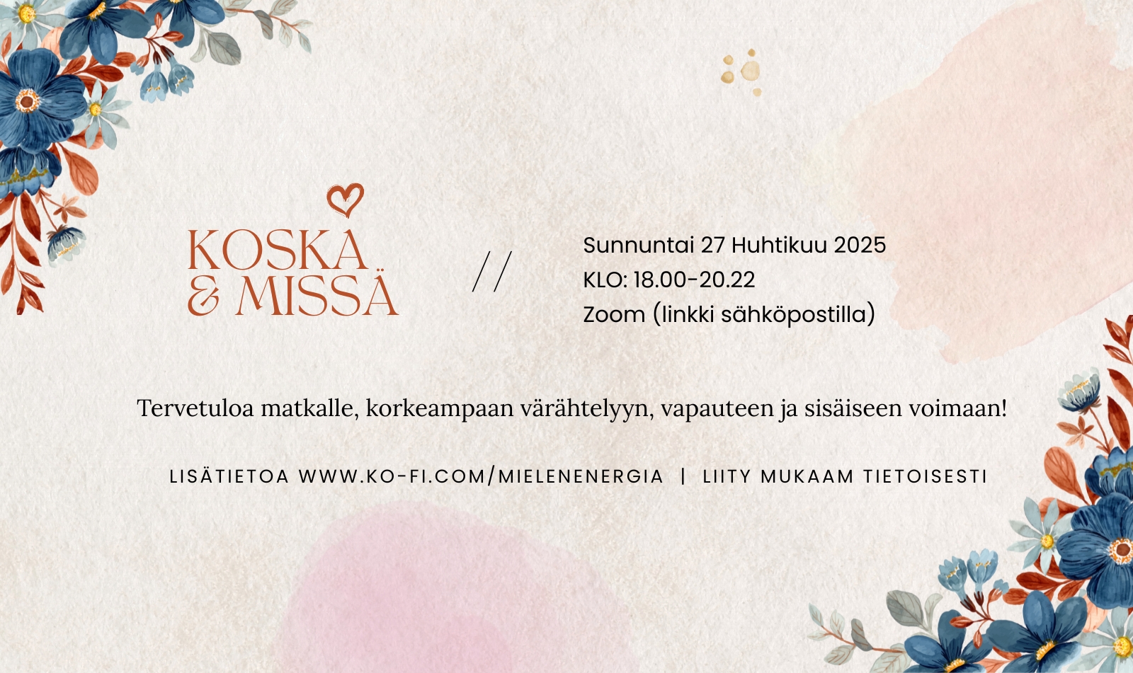 Ahoo Seminaari 2.22 – tietoisuutta, meditaatiota, hengitysharjoituksia, superfoodeja, ohjelmien purkamista, energiaa, manifestointia ja henkistä kasvua.